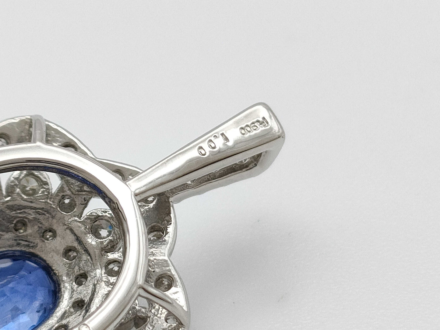 S1.00ct D1.00ct PT900 3.9g Pendant Top