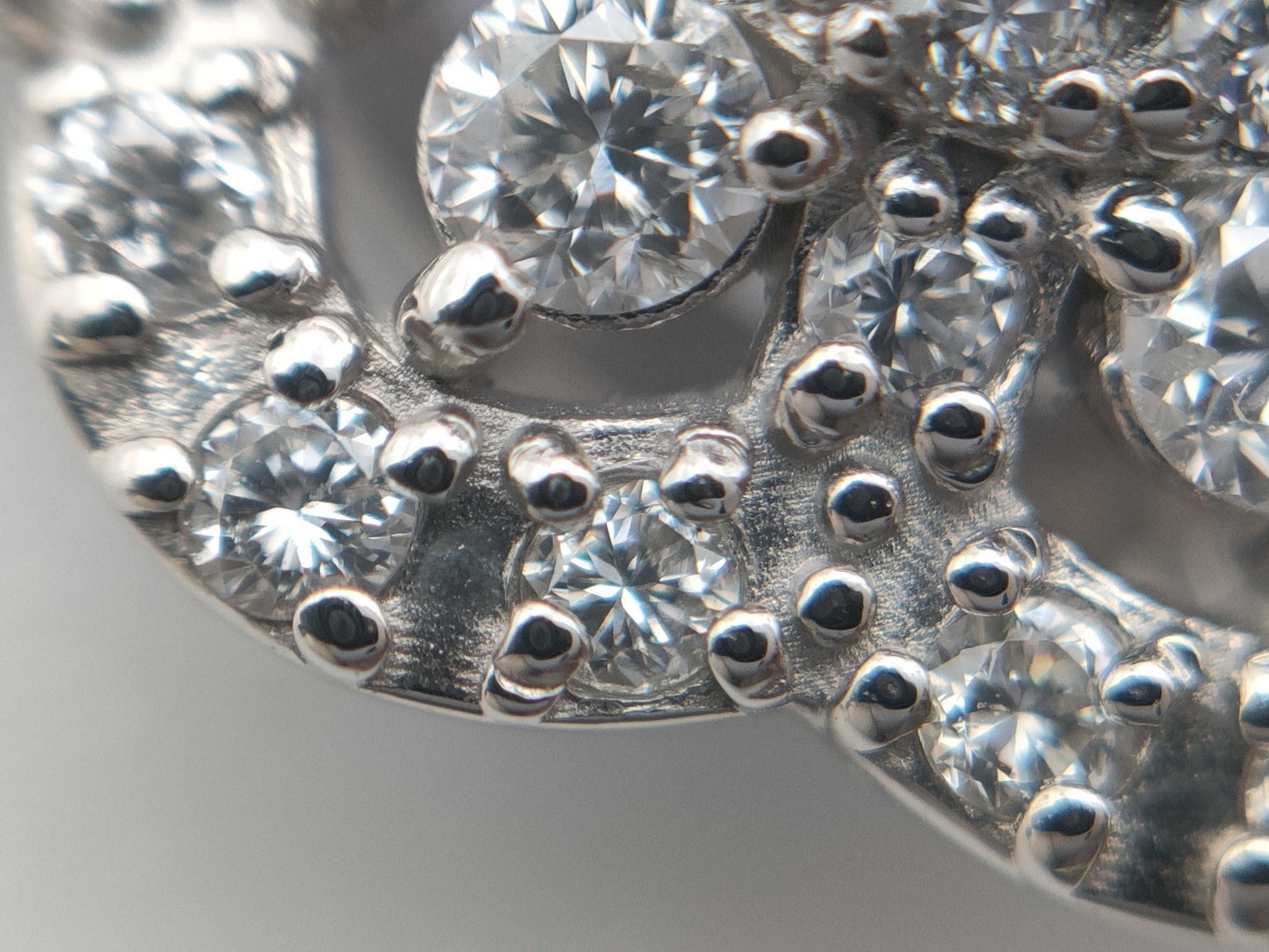 S1.00ct D1.00ct PT900 3.9g Pendant Top