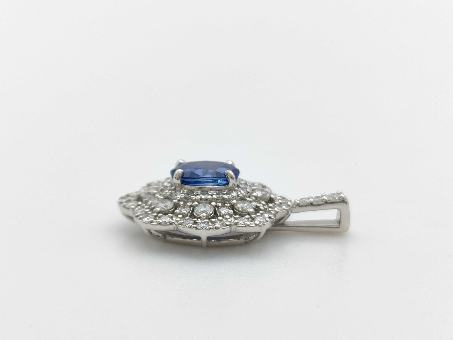 S1.00ct D1.00ct PT900 3.9g Pendant Top