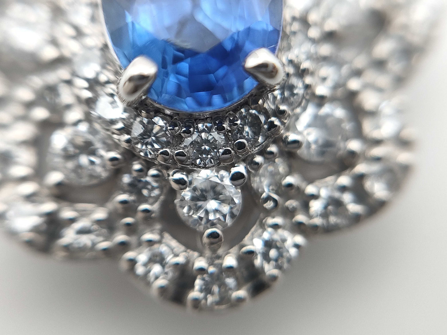 S1.00ct D1.00ct PT900 3.9g Pendant Top