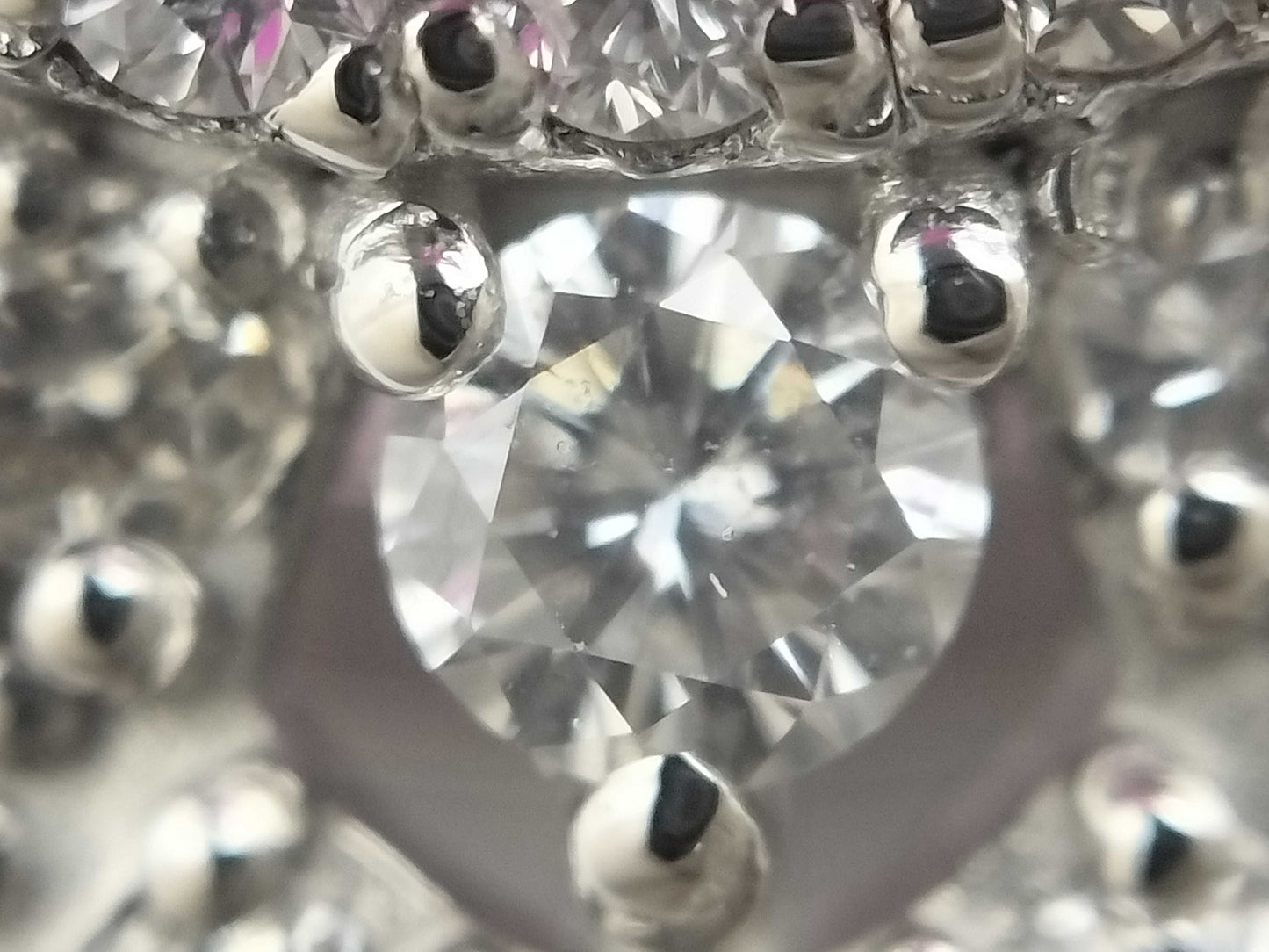 R1.00ct D1.00ct PT900 3.9g Pendant Top