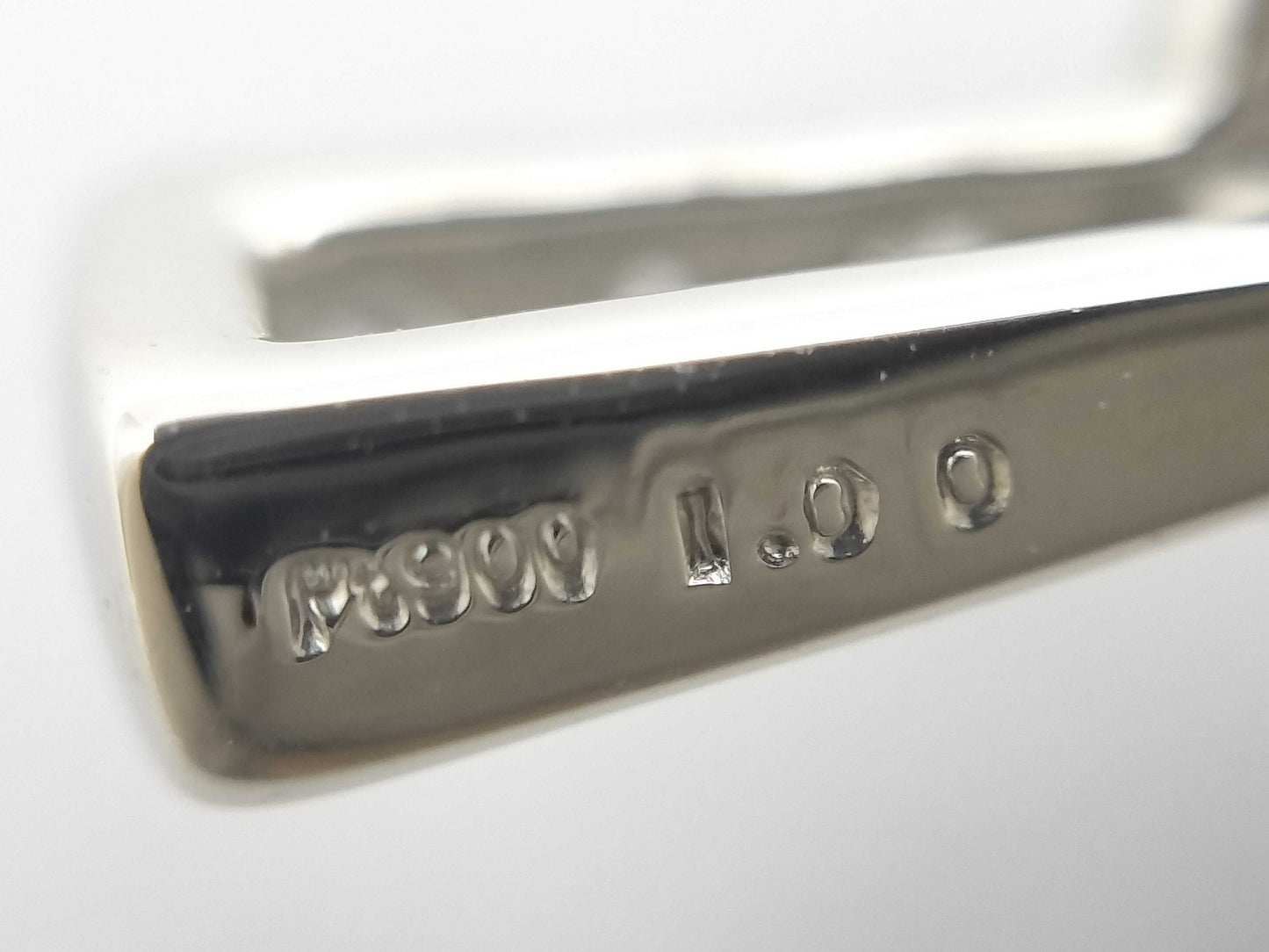R1.00ct D1.00ct PT900 3.9g Pendant Top