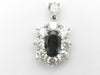 AX 2.194ct D 2.496ct/0.208ct PT900 6.3g Pendant Top