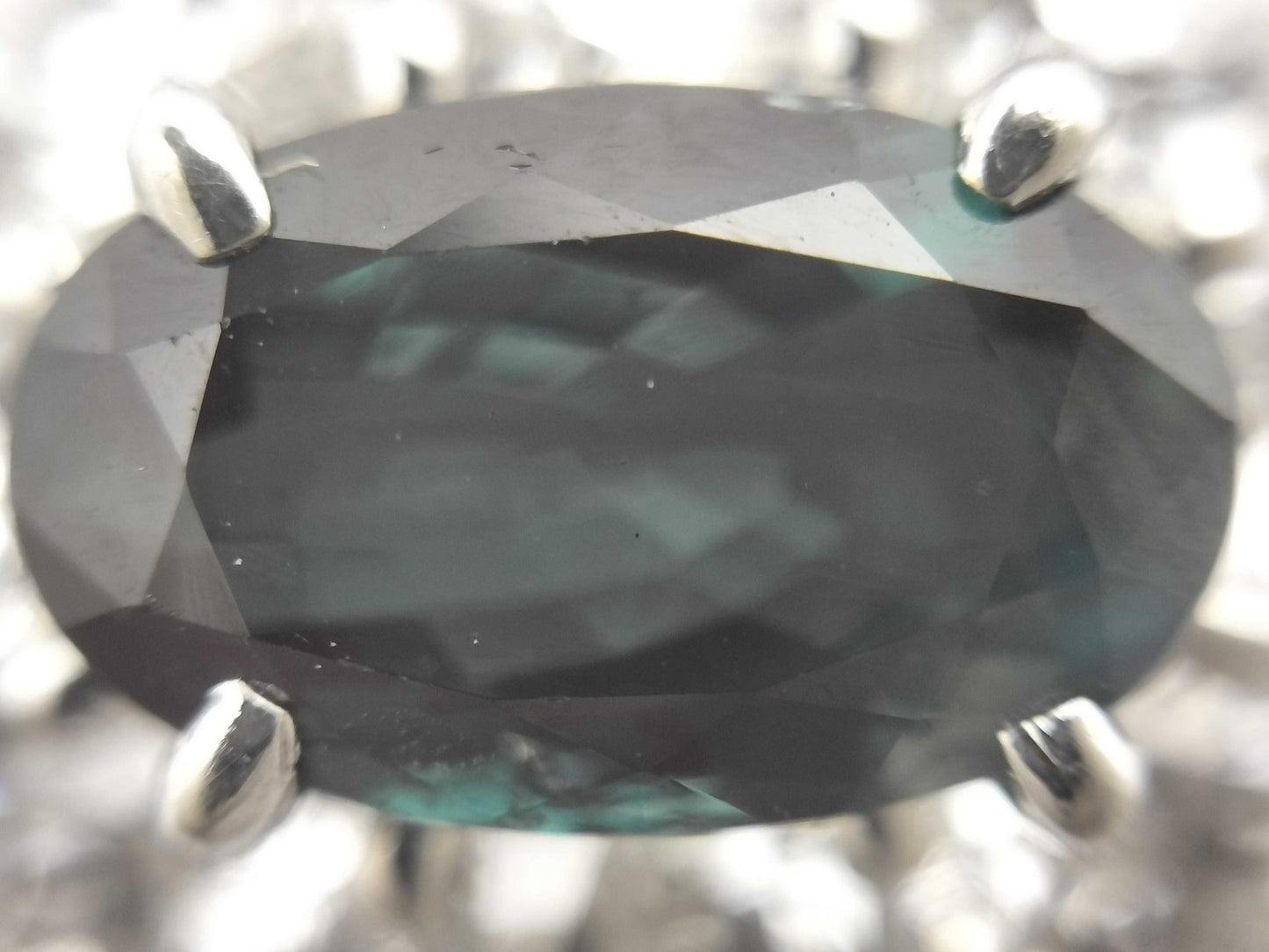 AX 2.194ct D 2.496ct/0.208ct PT900 6.3g Pendant Top