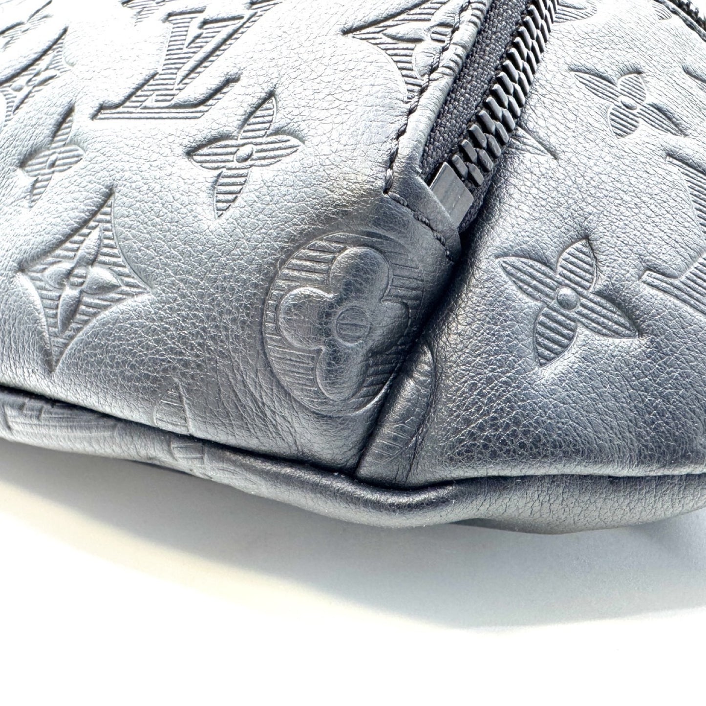 LOUIS VUITTON Monogram Shadow Rush Bum Bag M47058 Waist Bag