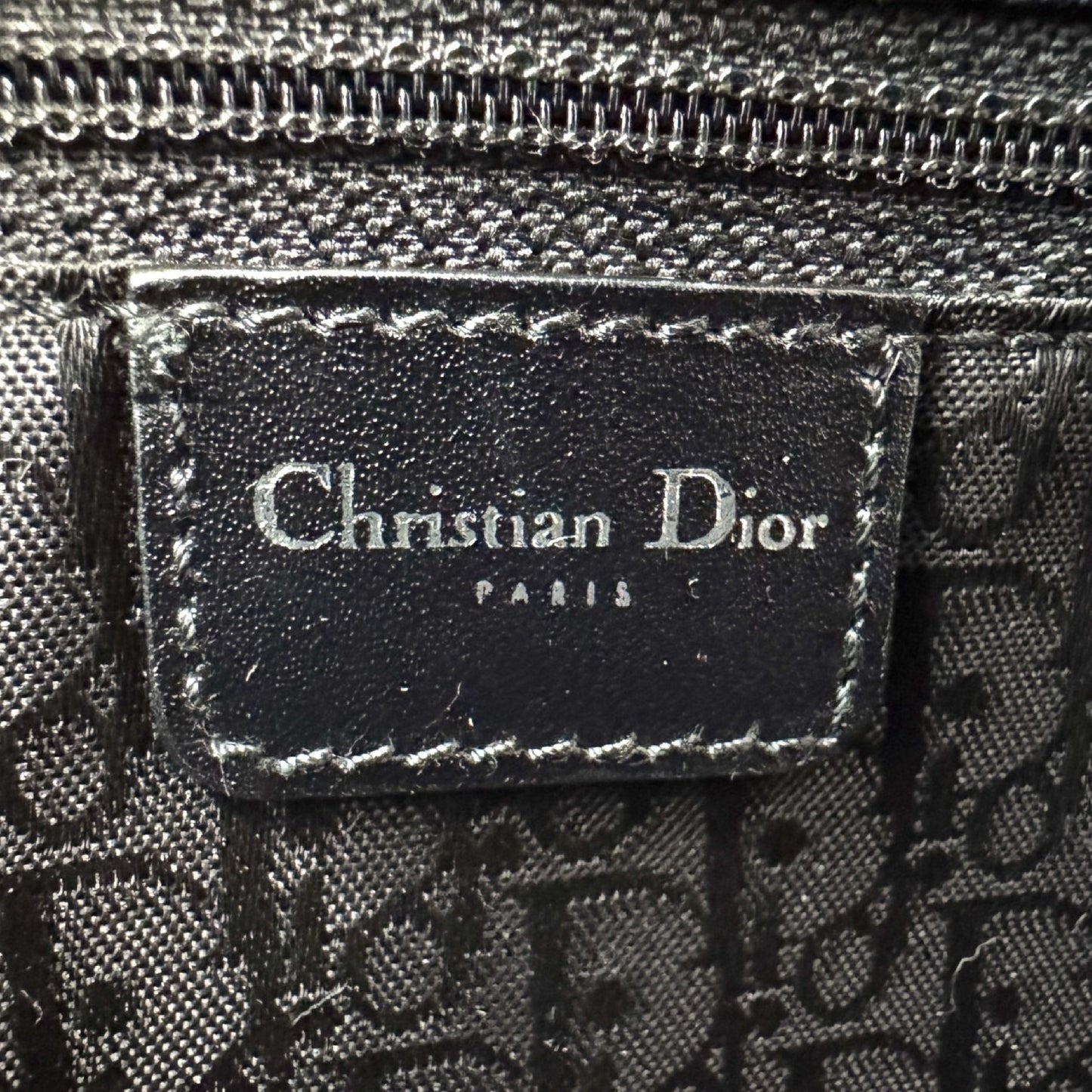 Dior Hardcore Rhinestone Leather Handbag