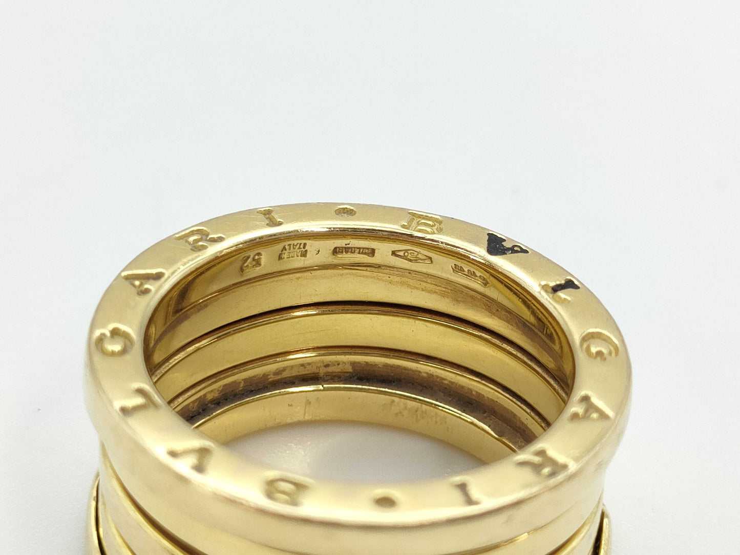 BVLGARI B.zero1 #52 YG 750 11.5g Ring