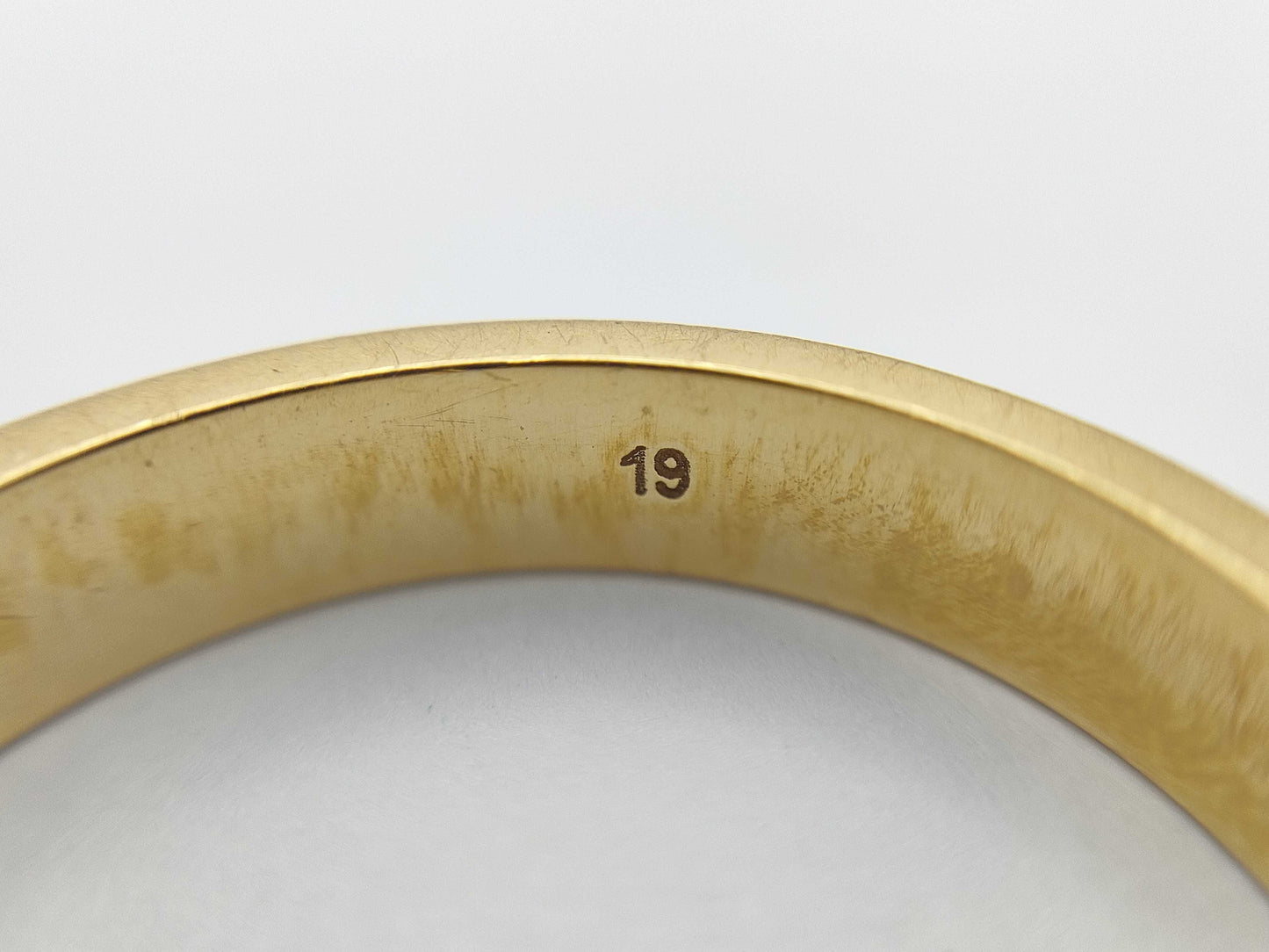 GUCCI Logo #19 YG 750 4.7g Ring