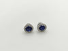 S0.97/0.74ct D0.12/0.12ct PT900 2.9g Earrings