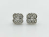 Van Cleef & Arpels Sweet Alhambra Diamond Earrings in 750 White Gold, 3.4g