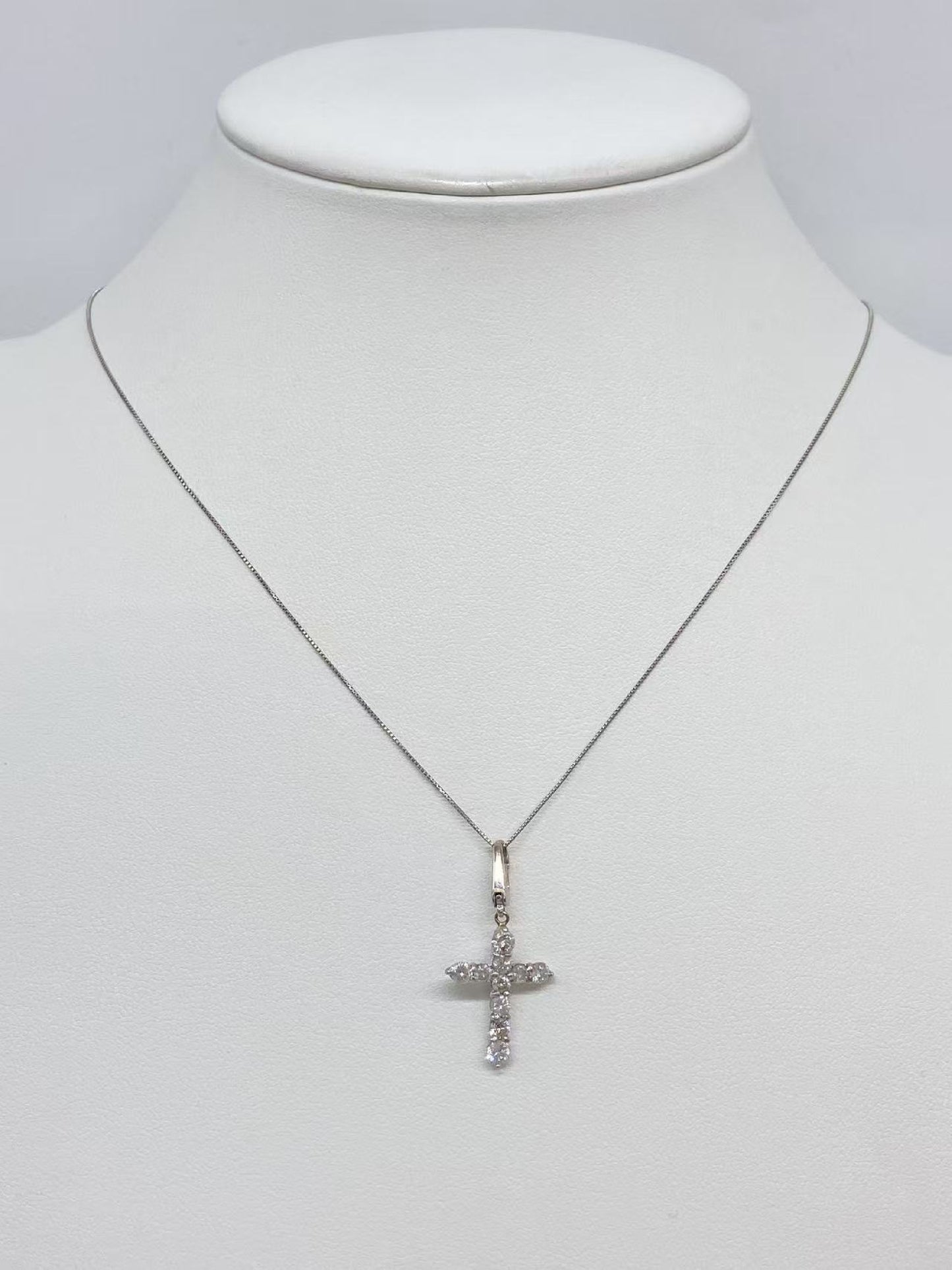 D0.8ct Pt850/Pt900 3.5g Necklace
