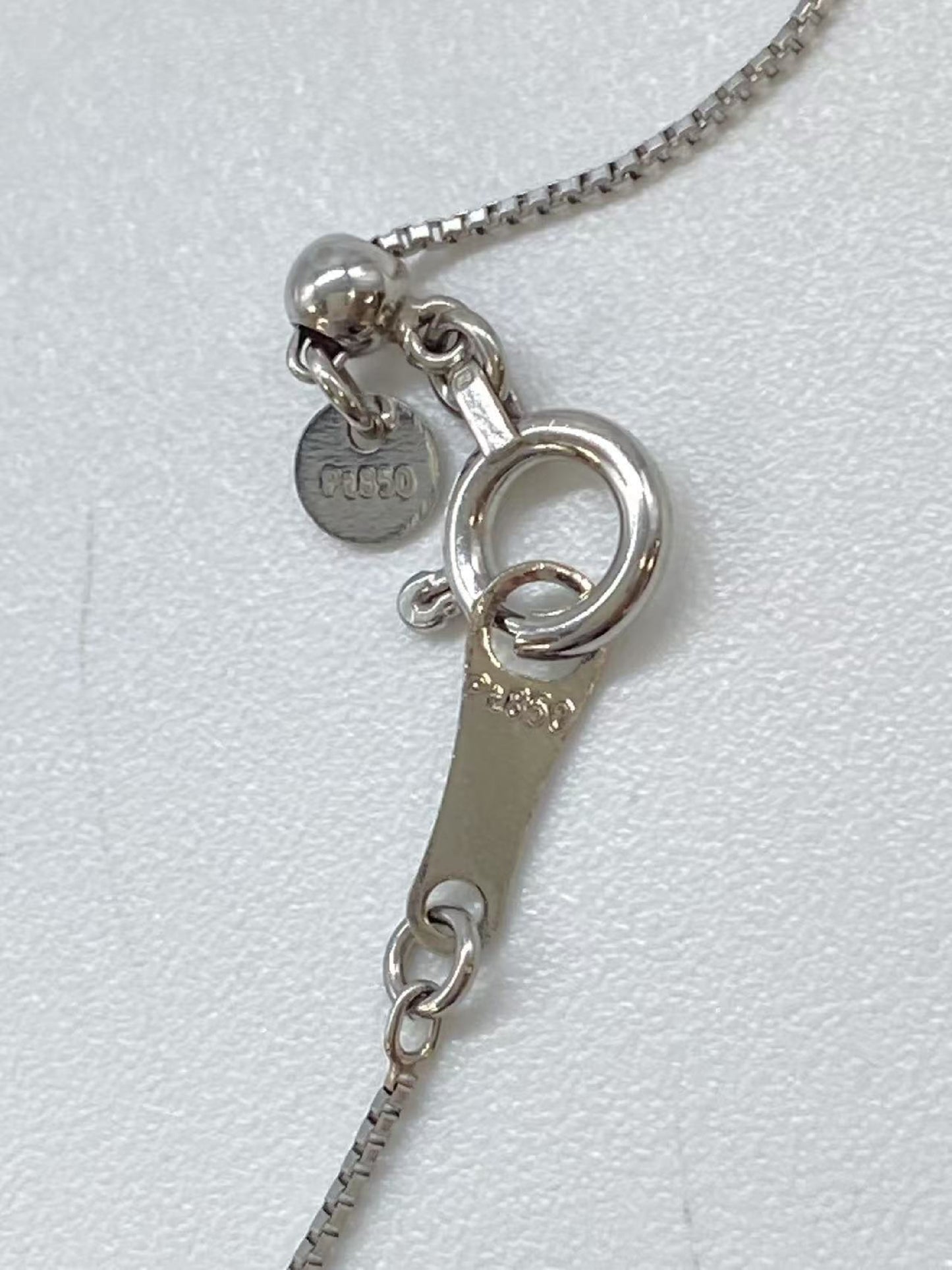 D0.8ct Pt850/Pt900 3.5g Necklace