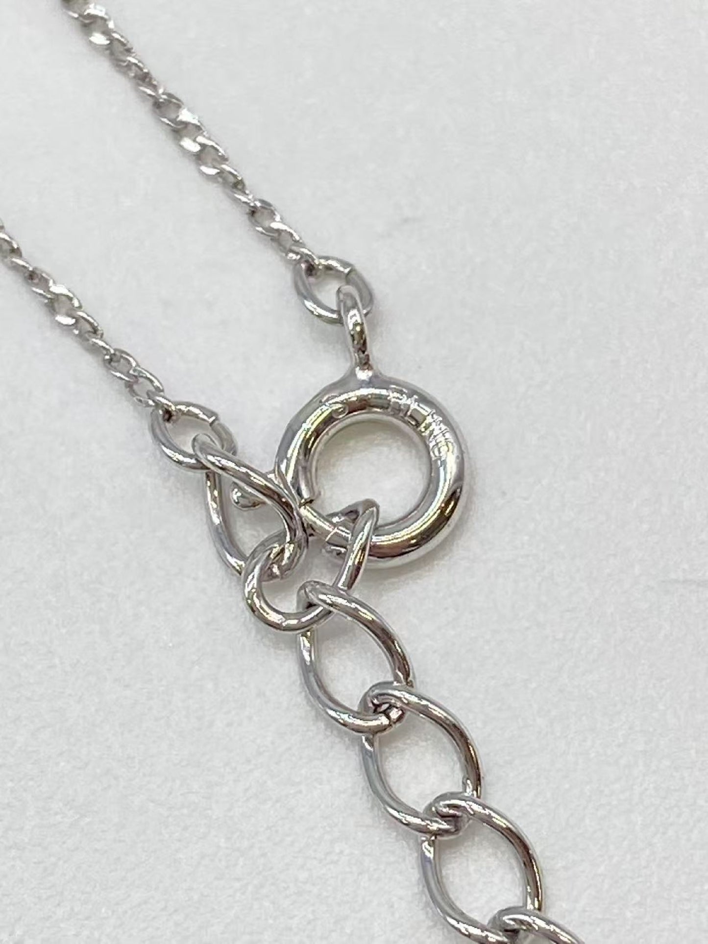 Pearl necklace, approximately 8.1-8.4mm, 10.4g, sterling silver