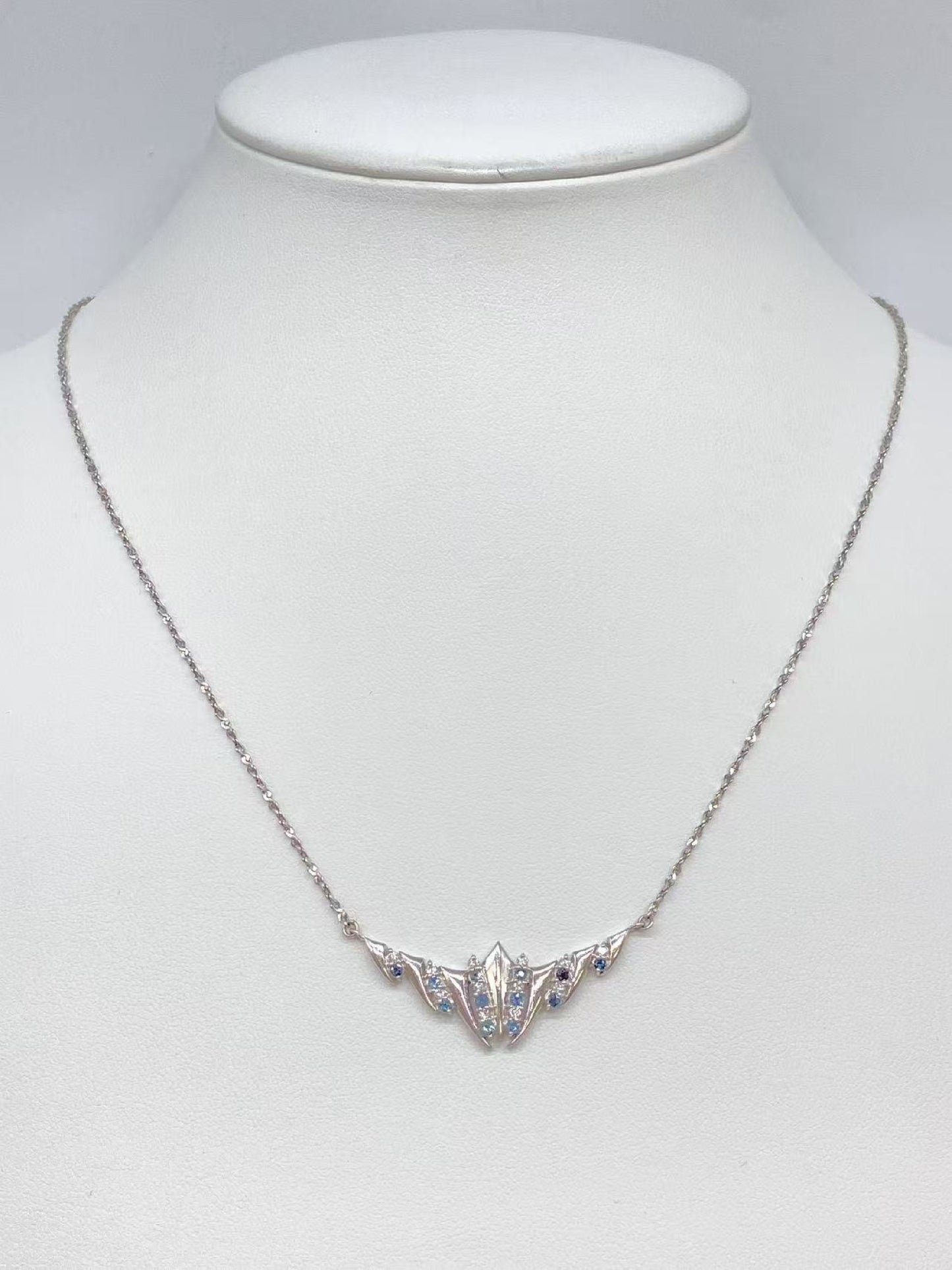 AX 0.33ct D 0.19ct Pt850/Pt900 10.7g Necklace
