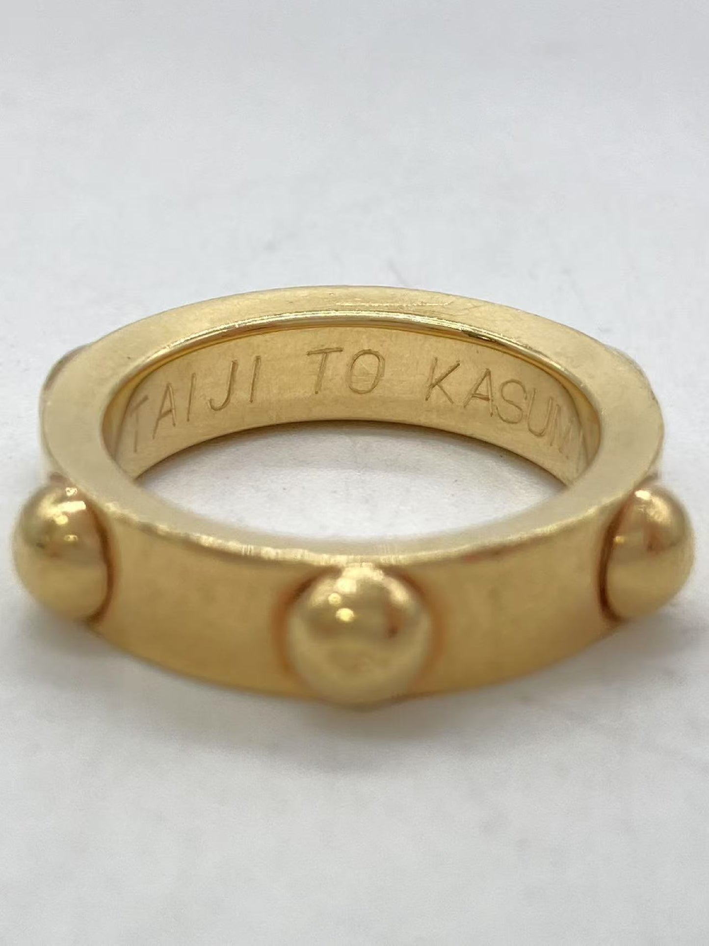 LOUIS VUITTON Petite Bourg Crew #49 1PD 750 9.9g Ring