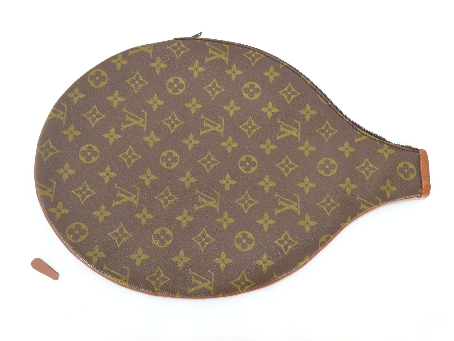 LOUIS VUITTON Damier LV Monogram Racket Case Model Number and Serial Number Unknown Other Accessories