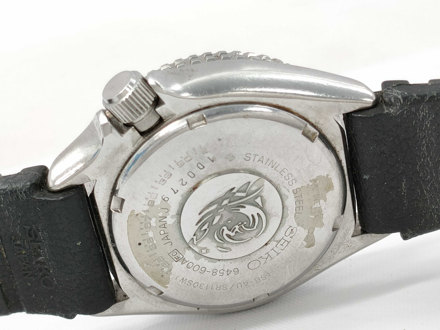 SEIKO 6458-600A 1D0279 QZ Men's Watch, Not Working, No Operational Guarantee