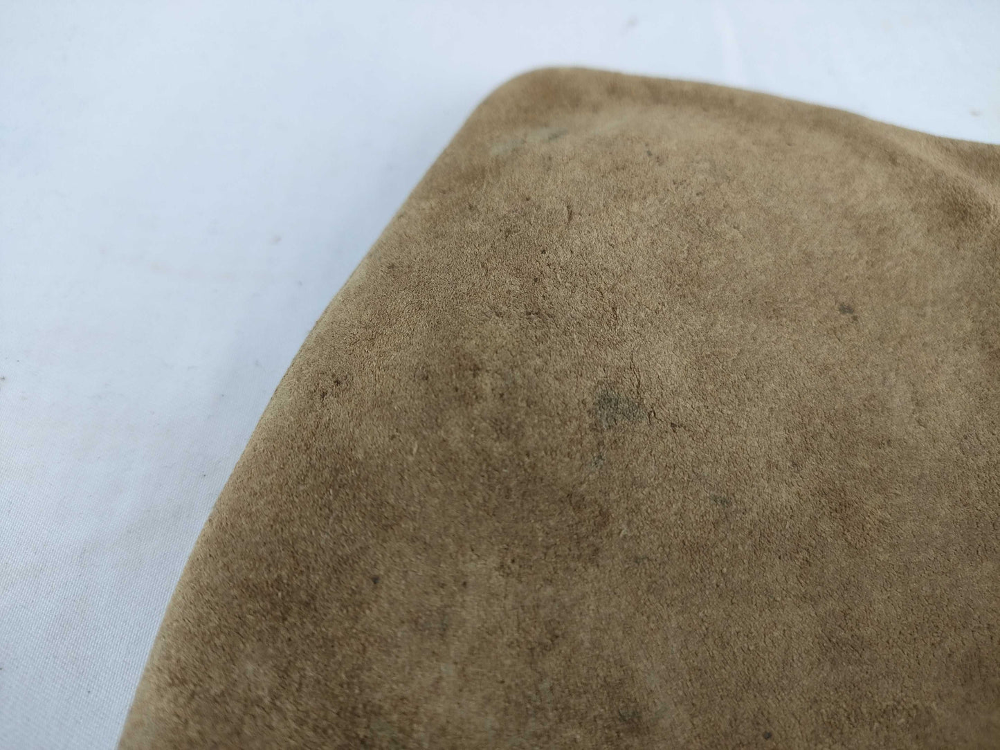 LOEWE Anagram Suede Pouch Brown