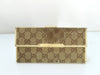 GUCCI GG Canvas Long Wallet 112715・366 Brown Wallet