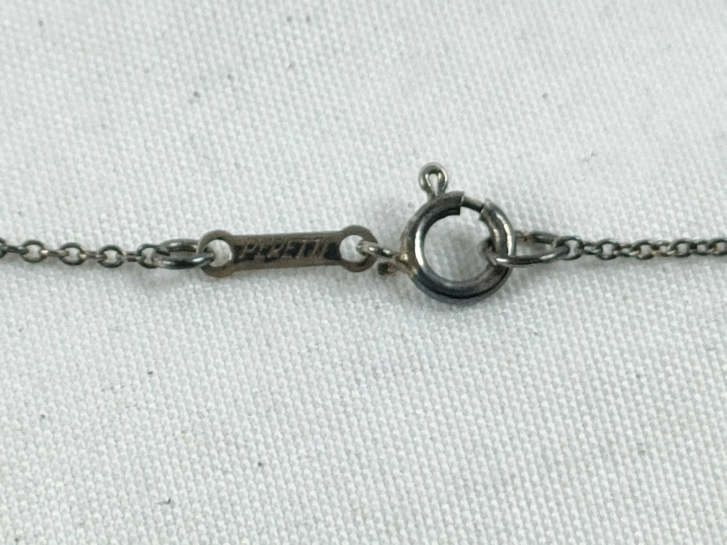 Tiffany & Co. Tiffany Open Heart Necklace SV925 Silver Necklace