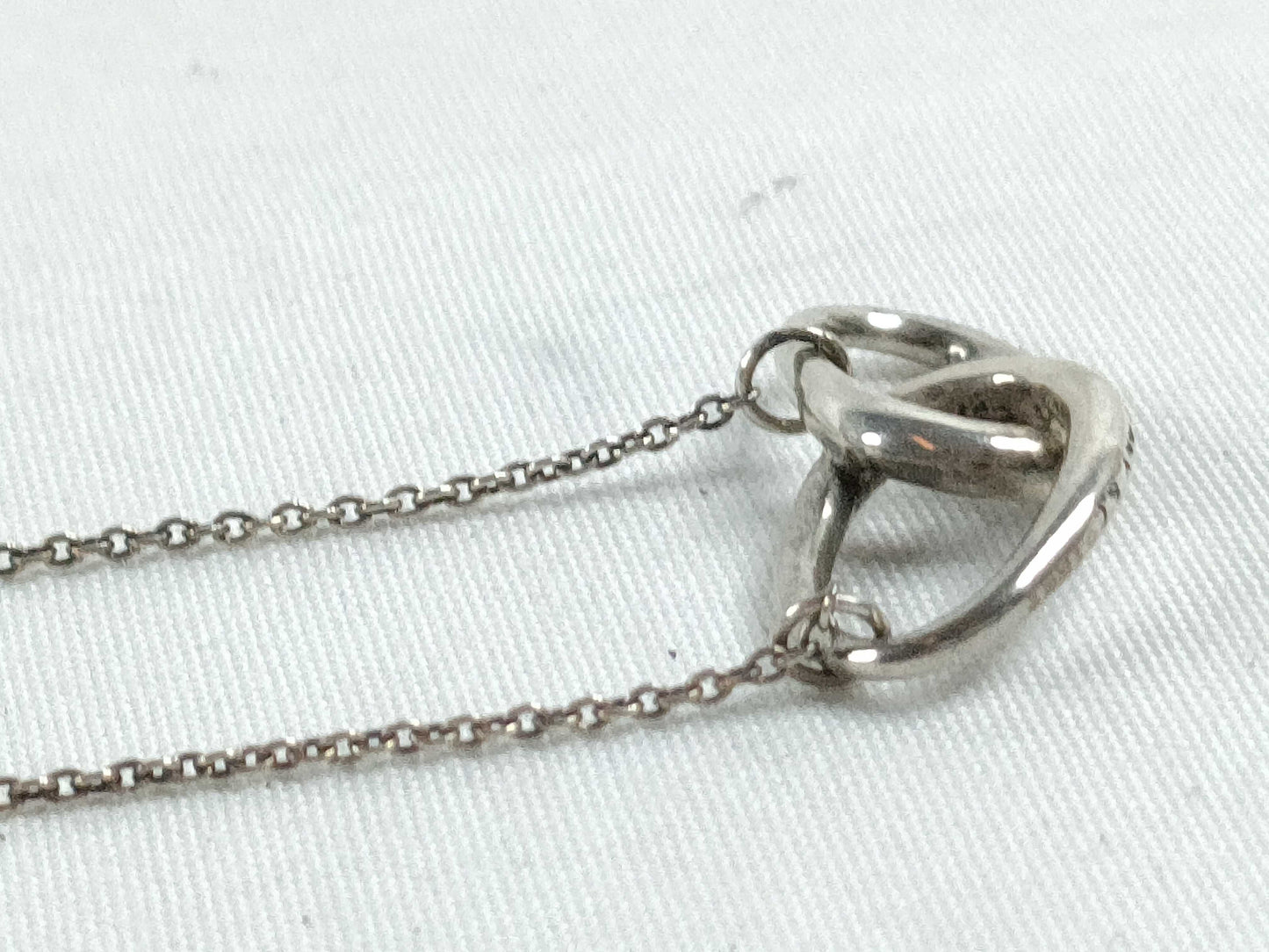 Tiffany & Co. Tiffany Double Loop Necklace SV925 Silver Necklace