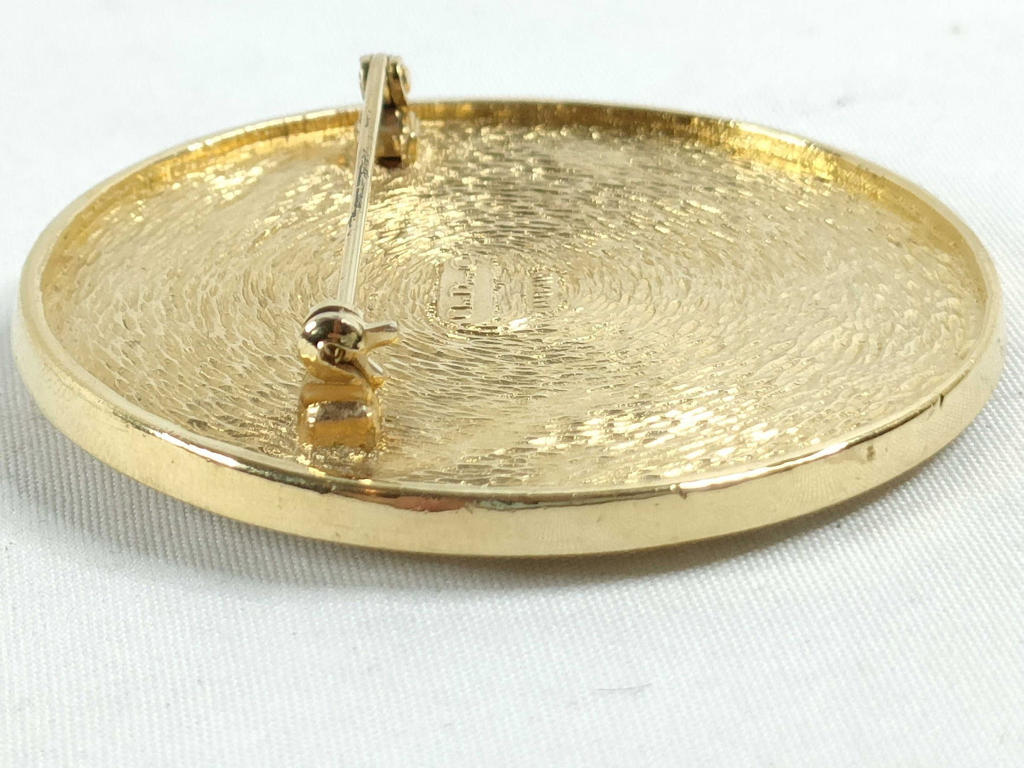 Dior Christian Dior Emblem Logo Brooch GP Gold Brooch