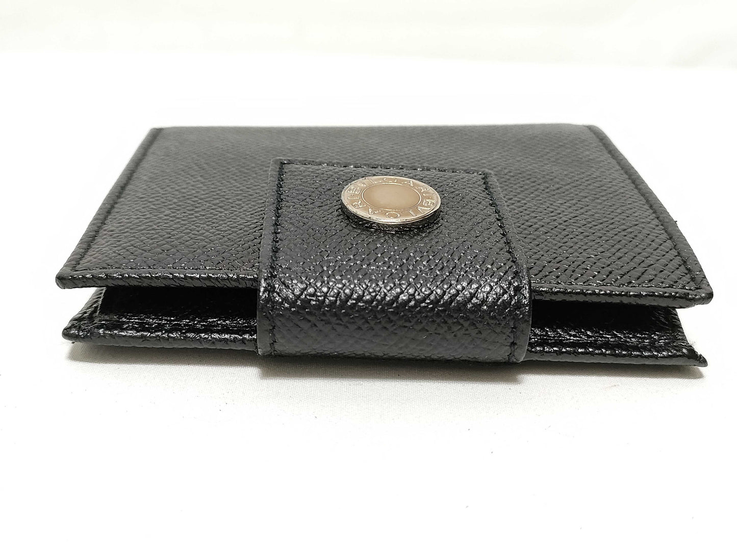 BVLGARI B.zero1 Leather Bifold Wallet Black