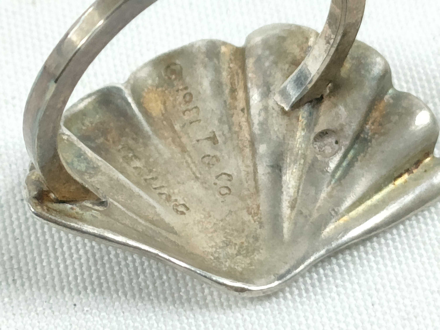 Tiffany & Co. Tiffany Shell Motif Ring SV925 Silver Ring