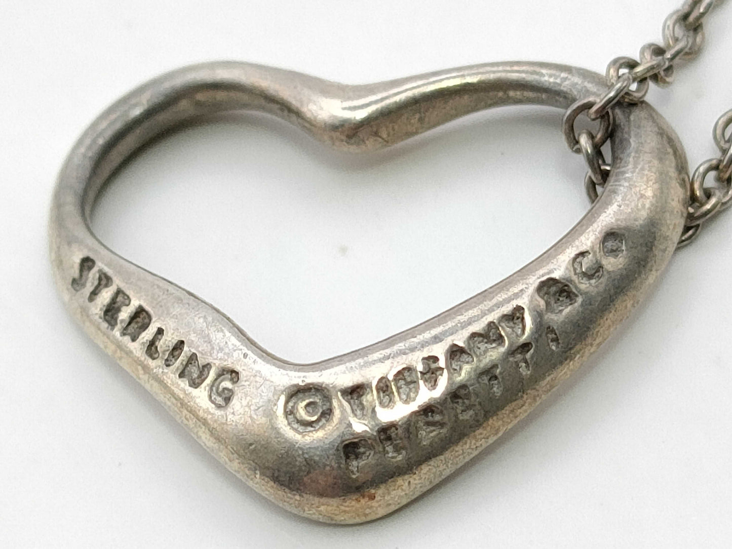Tiffany & Co. Open Heart Tiffany Open Heart Necklace SV925 Silver Necklace