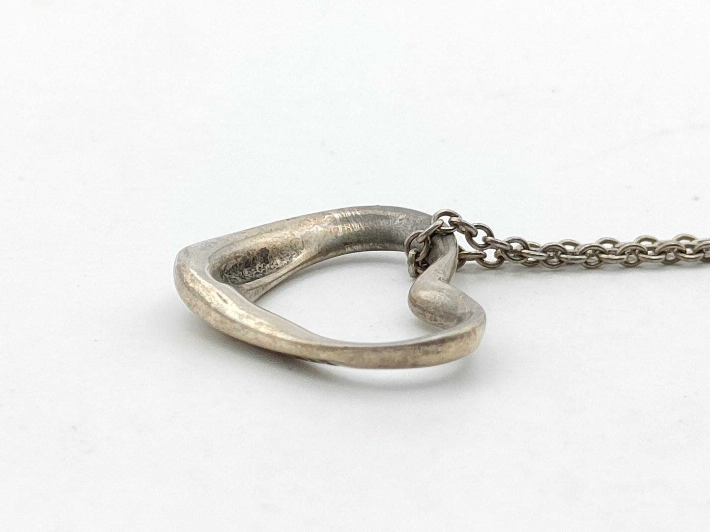 Tiffany & Co. Open Heart Tiffany Open Heart Necklace SV925 Silver Necklace