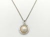 TASAKI Mabe Pearl Necklace, Approx. 14.0mm Diameter, Sterling Silver, 7.2g