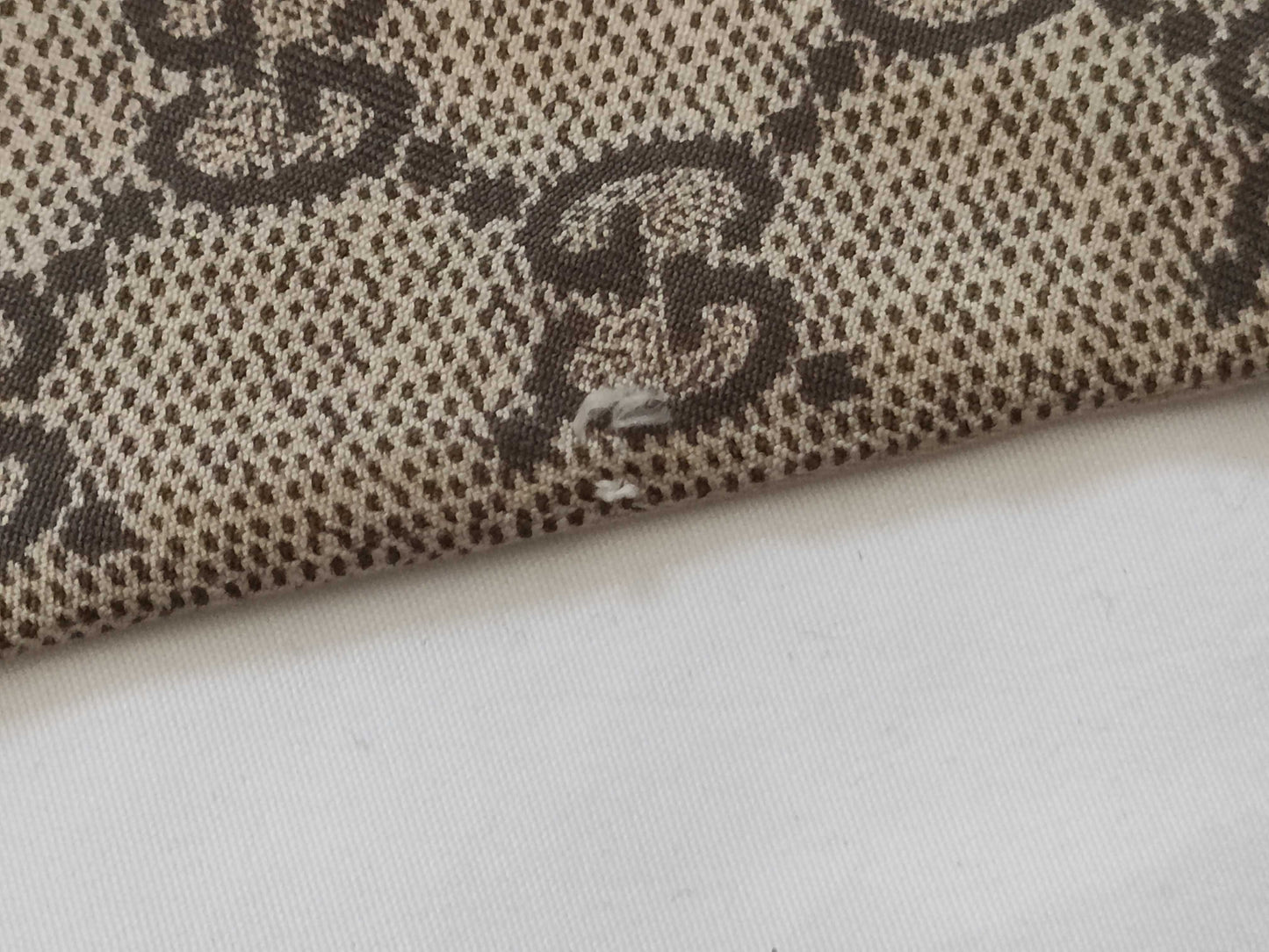 GUCCI Gucci Sherry Line Horsebit Silk Scarf Beige Other Accessories