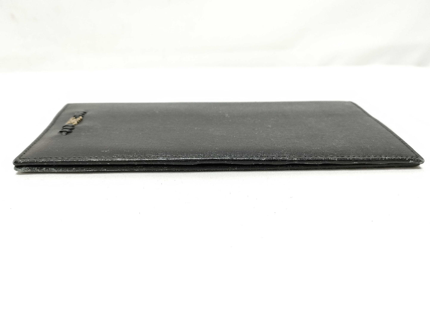 Salvatore Ferragamo Gancini Leather Long Wallet 226623 Black Billfold