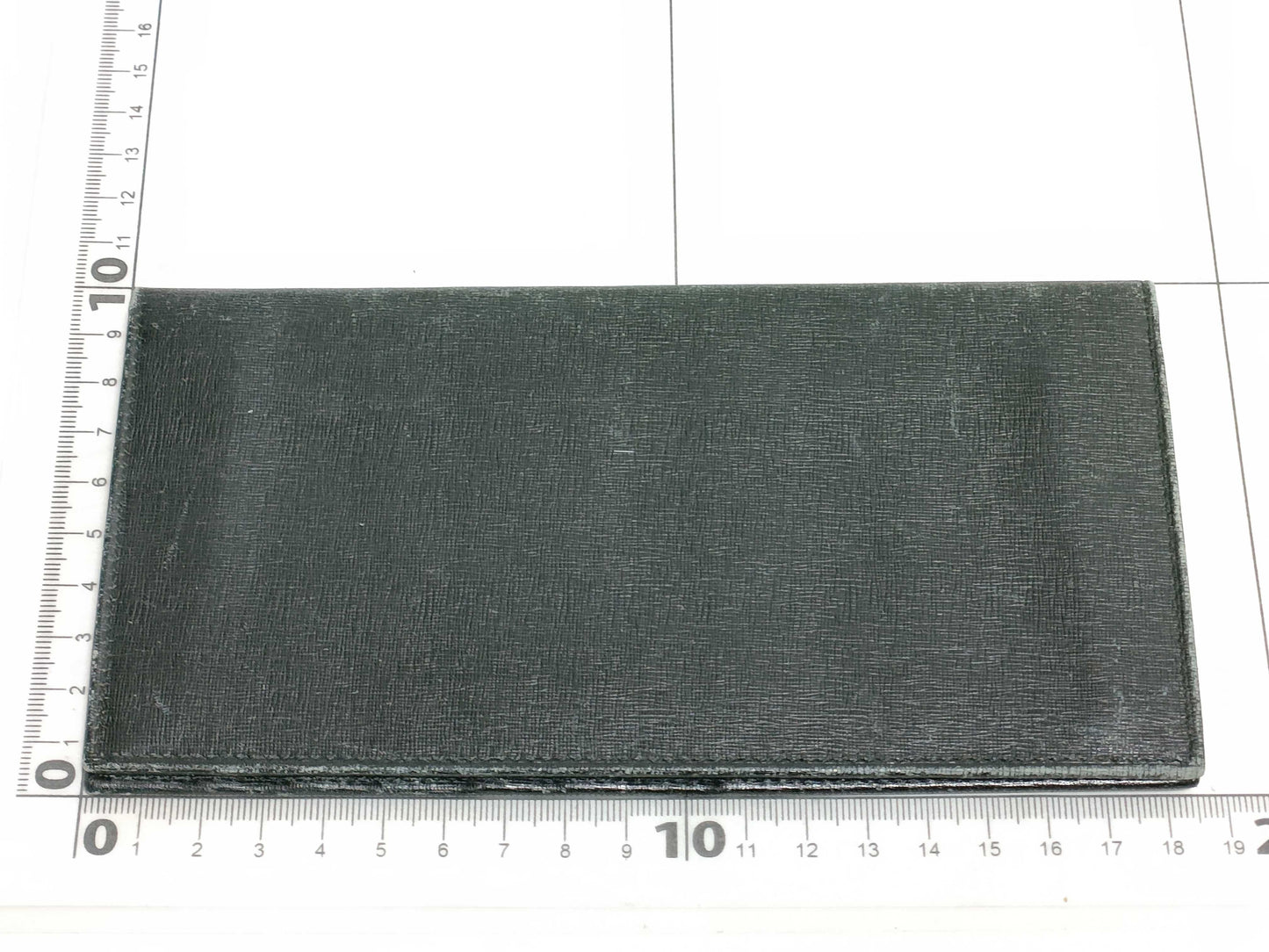 Salvatore Ferragamo Gancini Leather Long Wallet 226623 Black Billfold