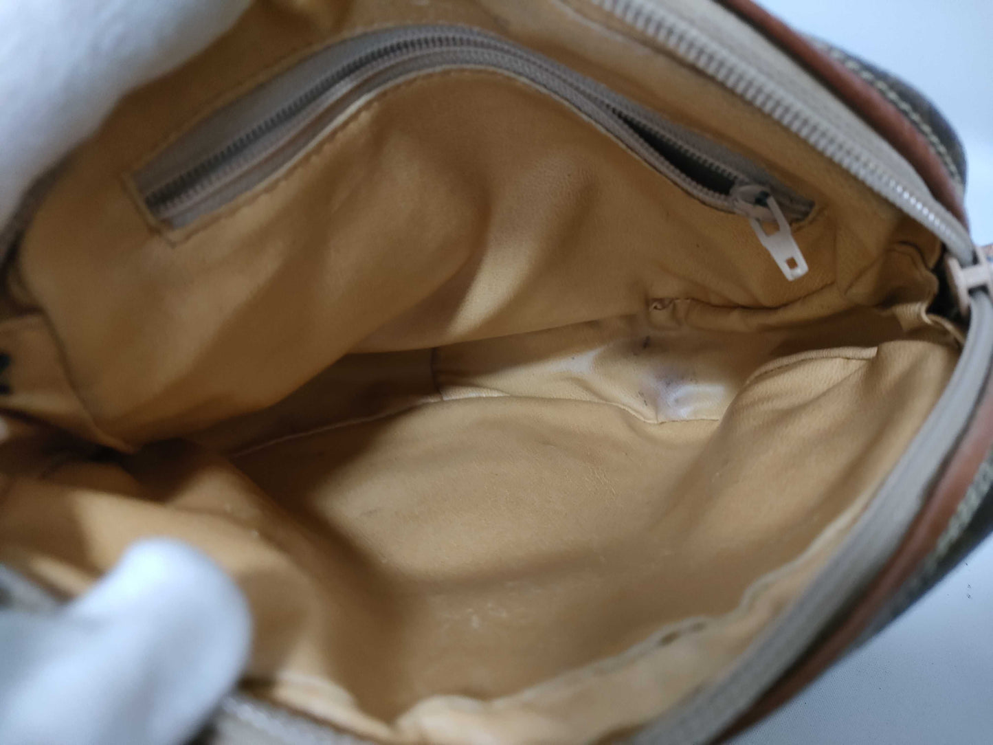 CELINE Triomphe PVC Shoulder Bag Brown Shoulder Bag