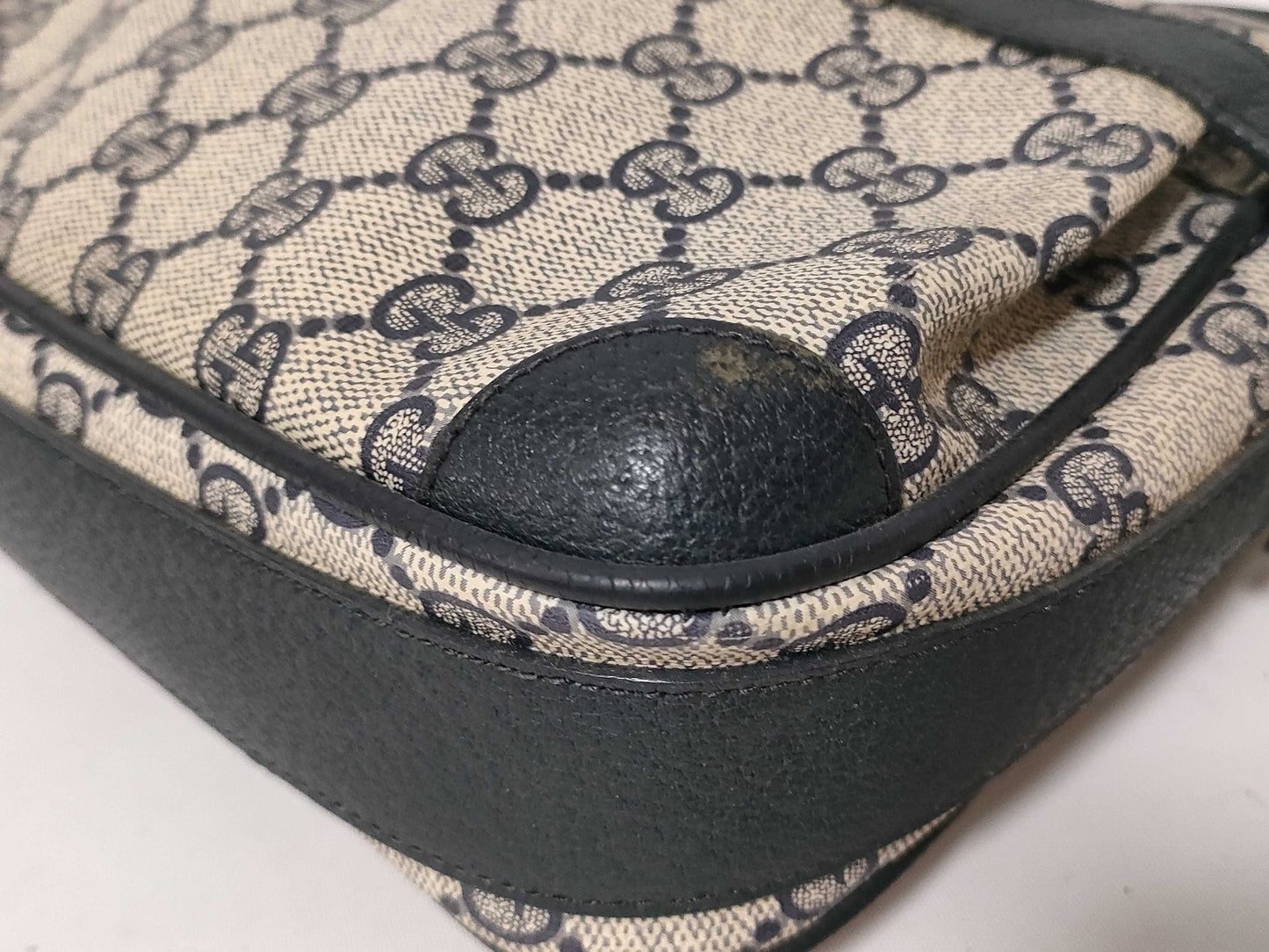 GUCCI GG Supreme Shoulder Bag 007/084/0423 Navy