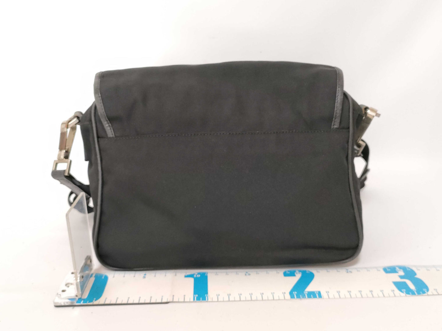 GUCCI Nylon Canvas Shoulder Bag 019・0375 001553 Black Shoulder Bag