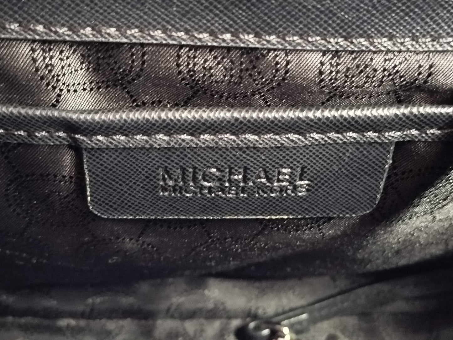 Michael Kors Michael Kors PVC Handbag Black x White Handbag