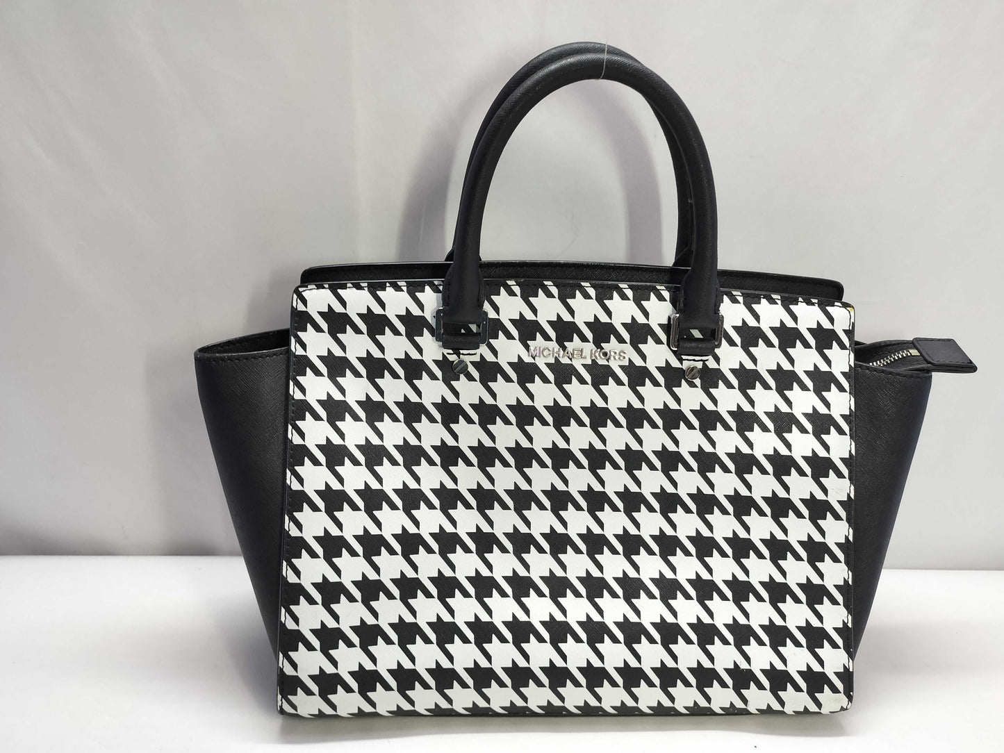 Michael Kors Michael Kors PVC Handbag Black x White Handbag