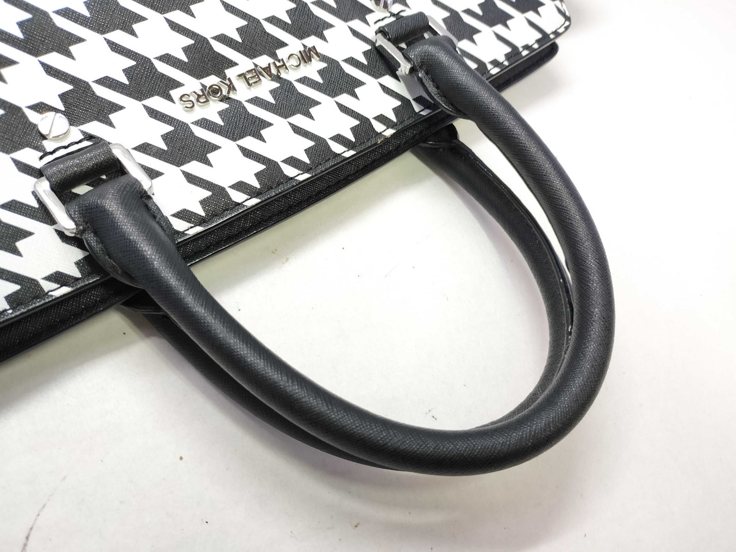 Michael Kors Michael Kors PVC Handbag Black x White Handbag