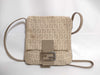 FENDI Zucchino Canvas Shoulder Bag with Zucca Pattern, 2305/8BT075/KU7/048, Beige