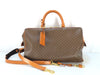 CELINE Macadam PVC and Leather 2-Way Boston Bag M94 Brown Boston Bag