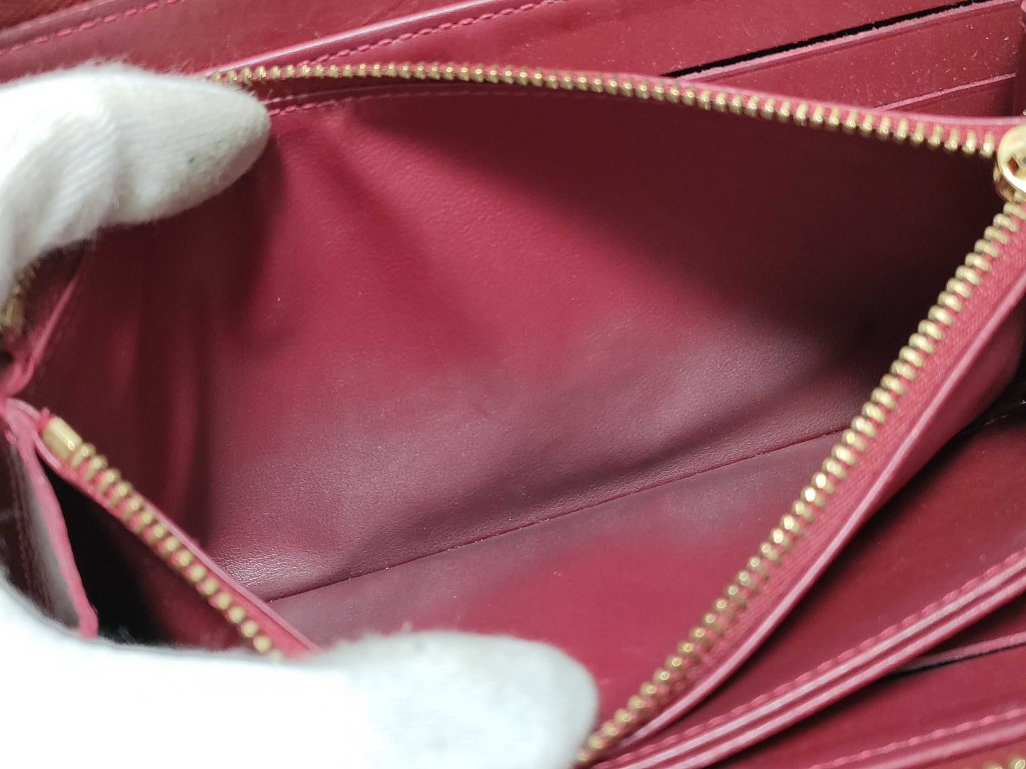 LOUIS VUITTON Vernis LV Vernis Zippy Wallet M90200 CA2181 Wallet