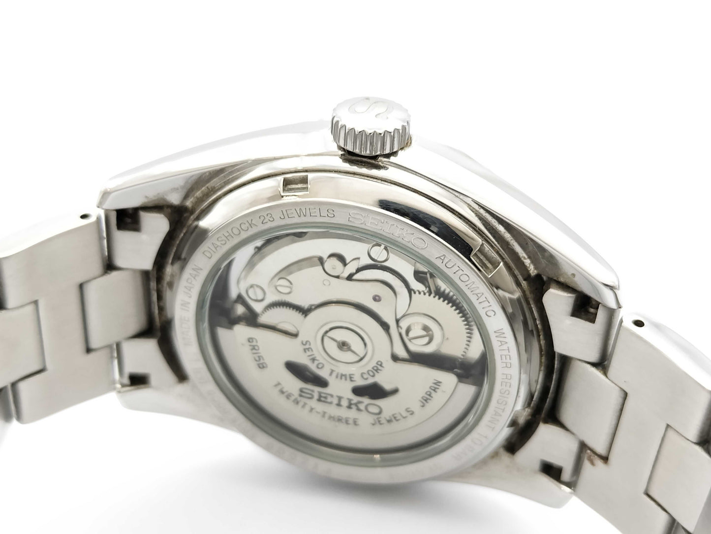 SEIKO Mechanical 6R15-00C0 0D0214 Automatic Silver Dial Men's Watch