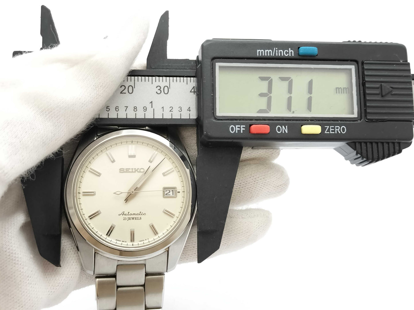 SEIKO Mechanical 6R15-00C0 0D0214 Automatic Silver Dial Men's Watch