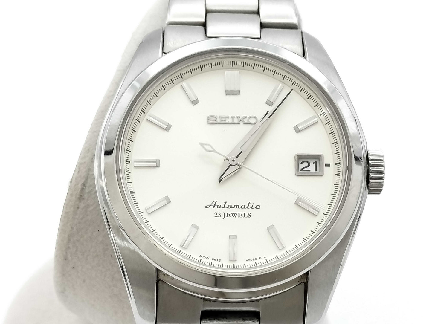 SEIKO Mechanical 6R15-00C0 0D0214 Automatic Silver Dial Men's Watch