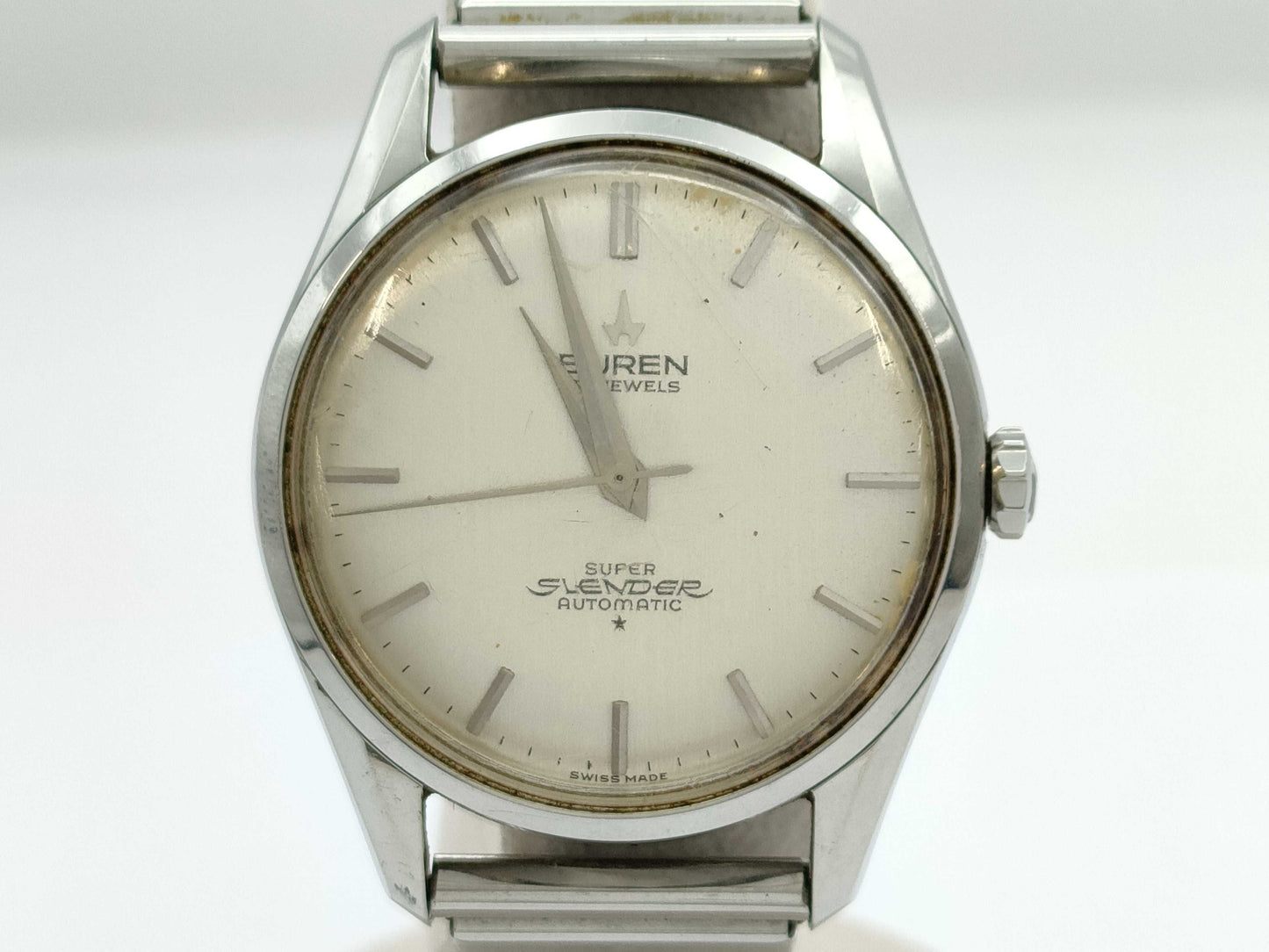 Buren 772904 Automatic Silver Dial Boys' Watch