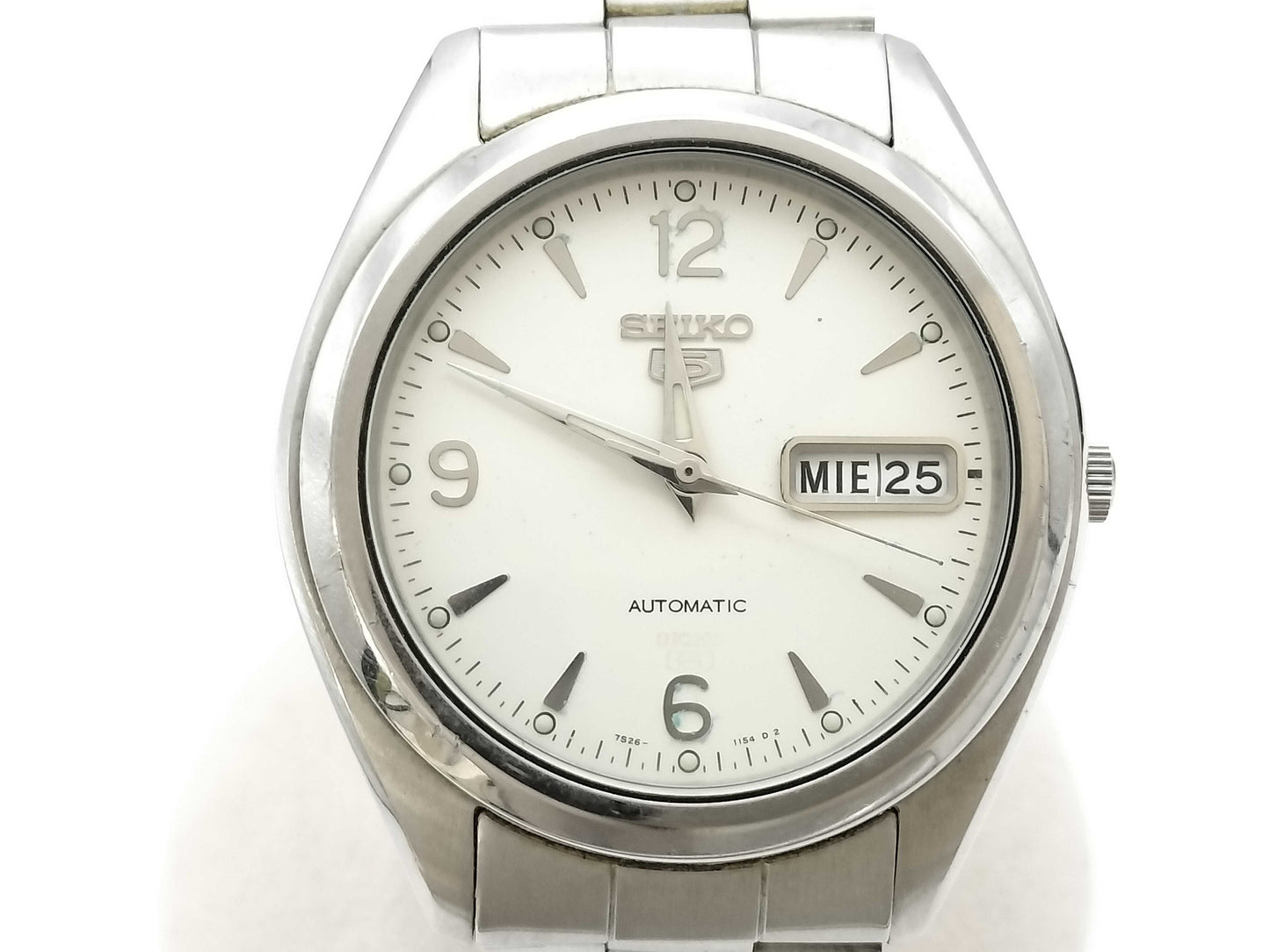 SEIKO 7S26-0060 033969 Automatic Silver Dial Men's Watch