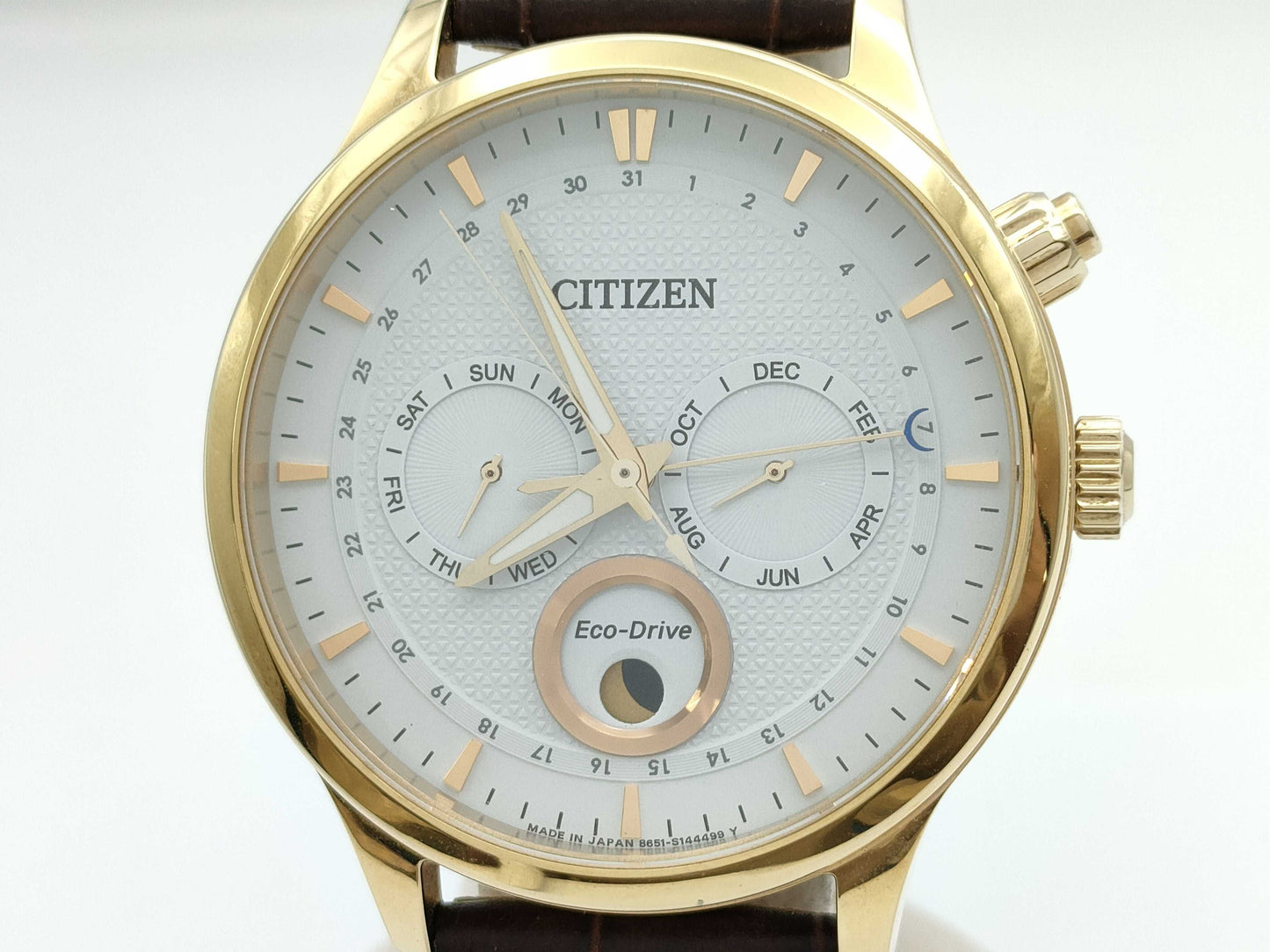 CITIZEN Eco-Drive 8651-S104009 7D1050082 White Dial Men's Watch