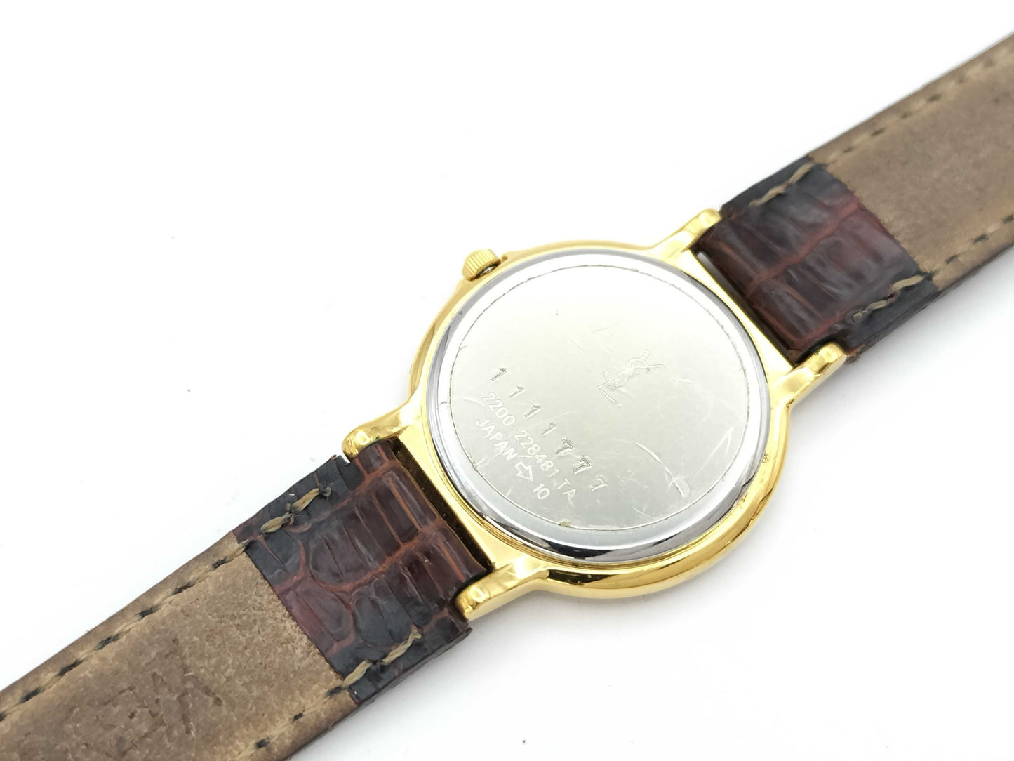 Yves Saint Laurent 2200-228481 1111777 Quartz Gold Dial Women's Watch